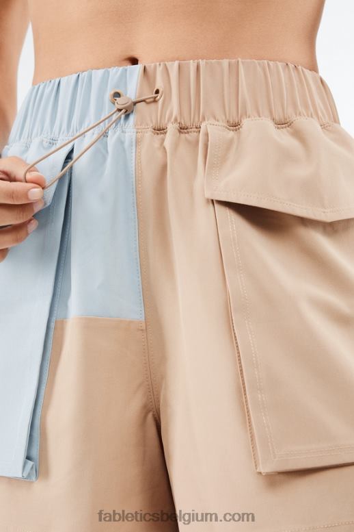 woestijn/blauwe steen vrouwen anastasia cargo kort Fabletics LH20J548