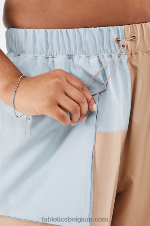 woestijn/blauwe steen vrouwen anastasia cargo kort Fabletics LH20J549