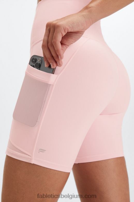 woestijn/blauwe steen vrouwen powerhold ultra hw 6'' kort voor onderweg Fabletics LH20J394