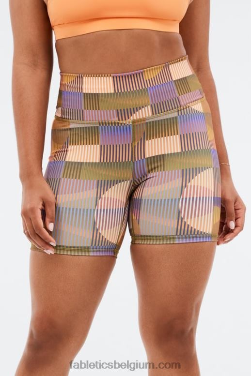 zilverreiger / atletische club vrouwen definiëren high-waisted korte 6'' Fabletics LH20J582