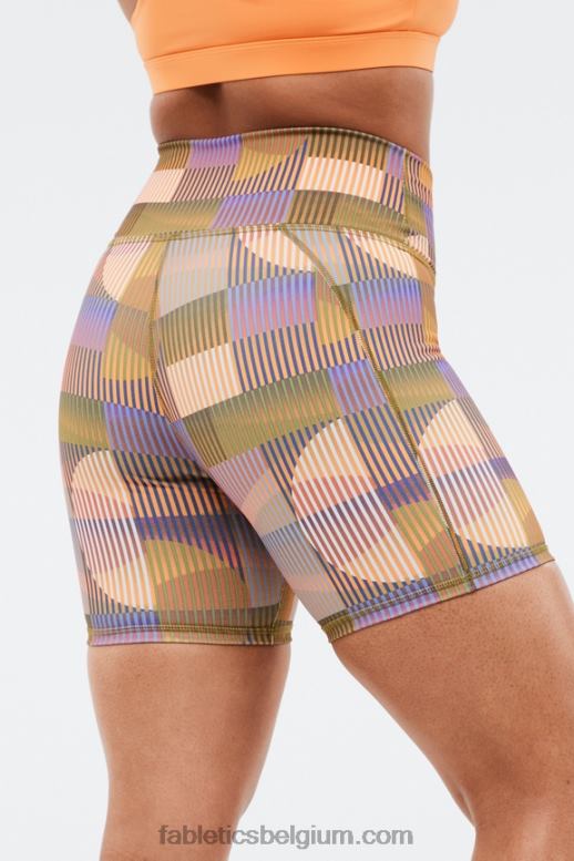 zilverreiger / atletische club vrouwen definiëren high-waisted korte 6'' Fabletics LH20J582