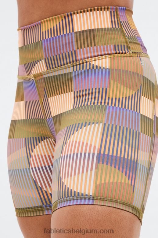 zilverreiger / atletische club vrouwen definiëren high-waisted korte 6'' Fabletics LH20J582