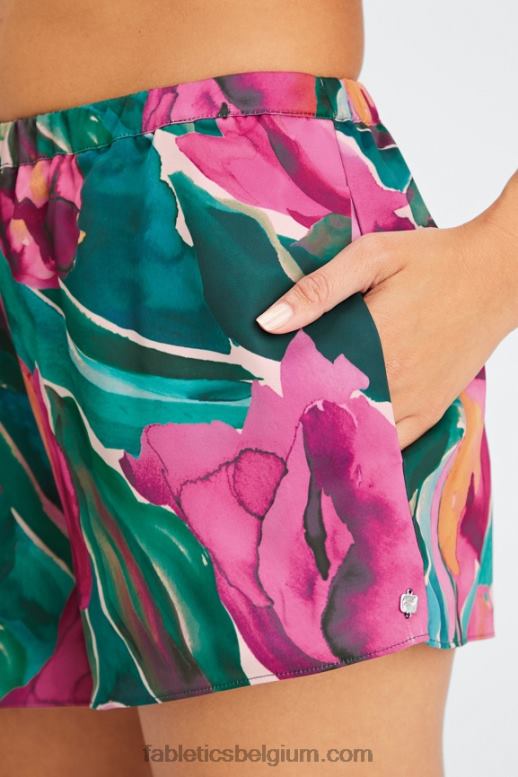 zonnebloem/zeer bes vrouwen ecosatin slaap kort Fabletics LH20J499