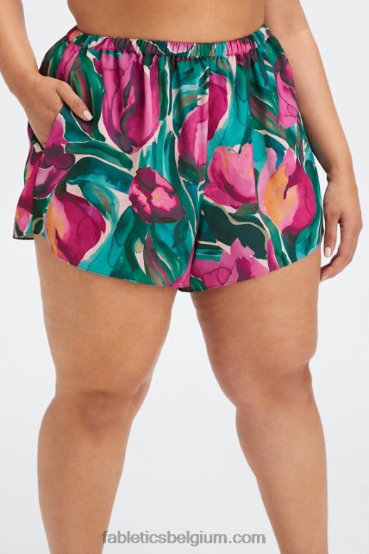 zonnebloem/zeer bes vrouwen ecosatin slaap kort Fabletics LH20J500