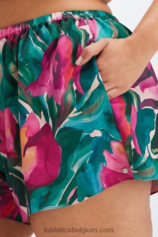 zonnebloem/zeer bes vrouwen ecosatin slaap kort Fabletics LH20J500