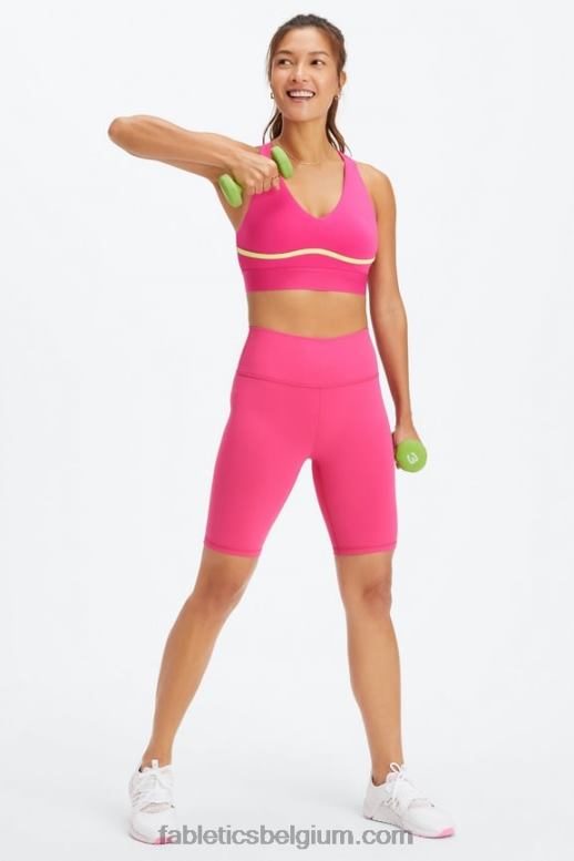 zonsondergang/vuur vrouwen definiëren powerhold high-waisted 9'' short 16 Fabletics LH20J325