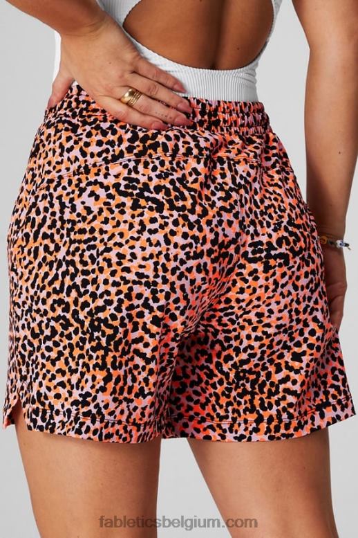 zwart/cafe ole/honingmelk vrouwen die ene korte 5'' Fabletics LH20J237