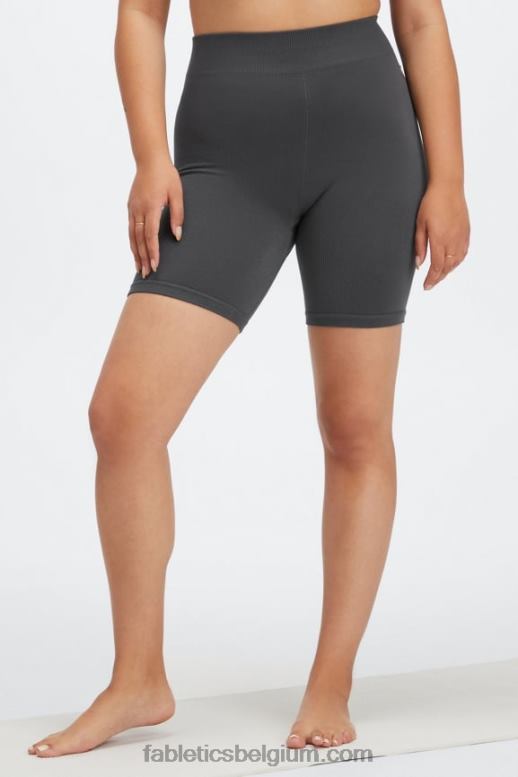 zwart/reflecterend zilver vrouwen wolk naadloze high-waisted 7 