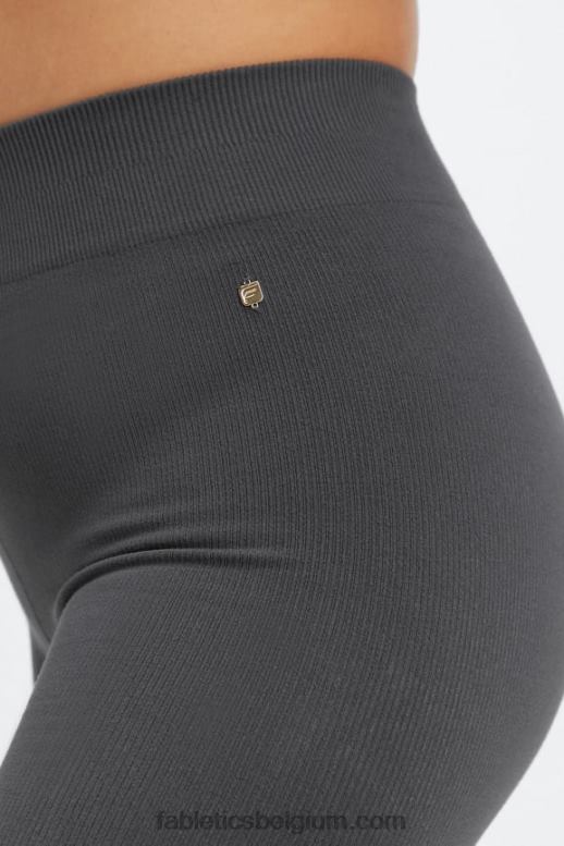 zwart/reflecterend zilver vrouwen wolk naadloze high-waisted 7 
