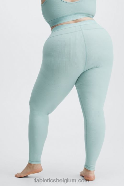 Silvermist-logo vrouwen wafel hoog getailleerde legging Fabletics LH20J1209