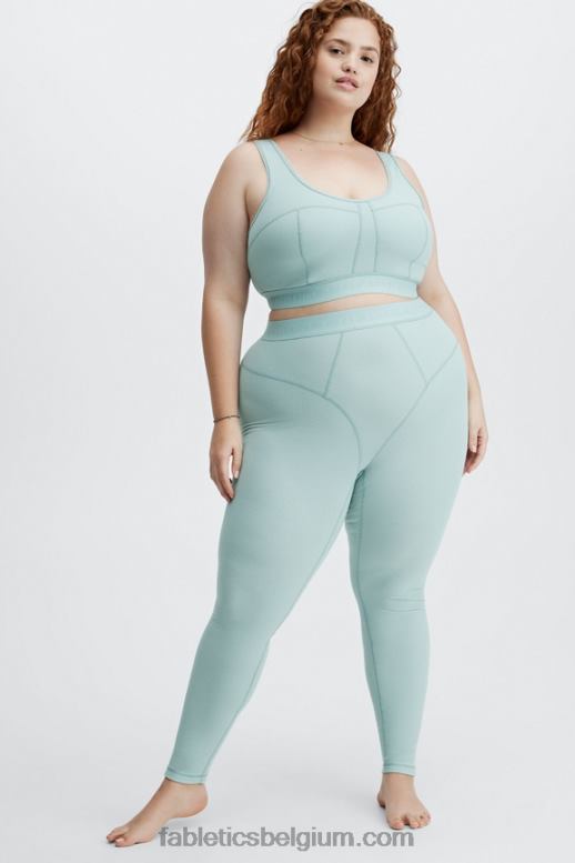 Silvermist-logo vrouwen wafel hoog getailleerde legging Fabletics LH20J1209