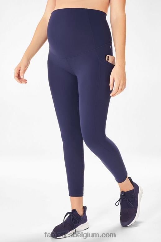 afgrond vrouwen pureluxe zwangerschaps 7/8 legging met hoge taille Fabletics LH20J950