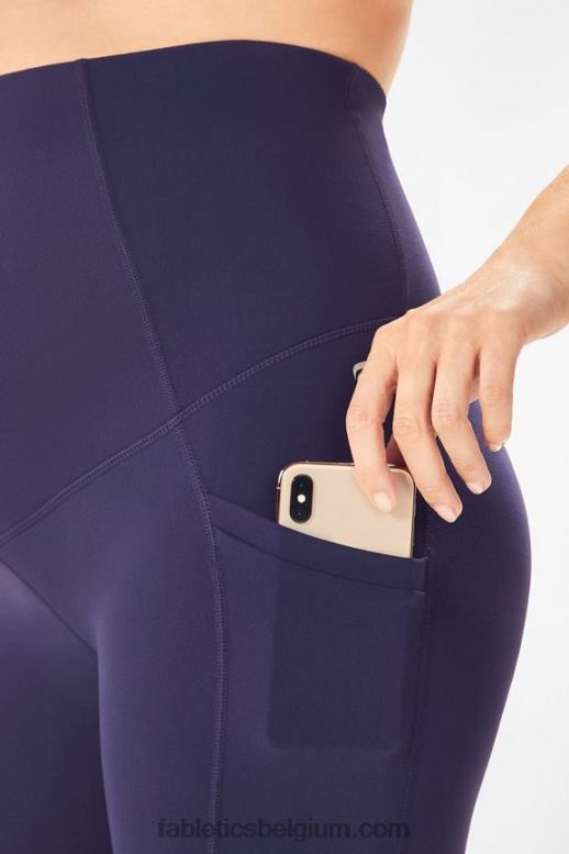 afgrond vrouwen pureluxe zwangerschaps 7/8 legging met hoge taille Fabletics LH20J950