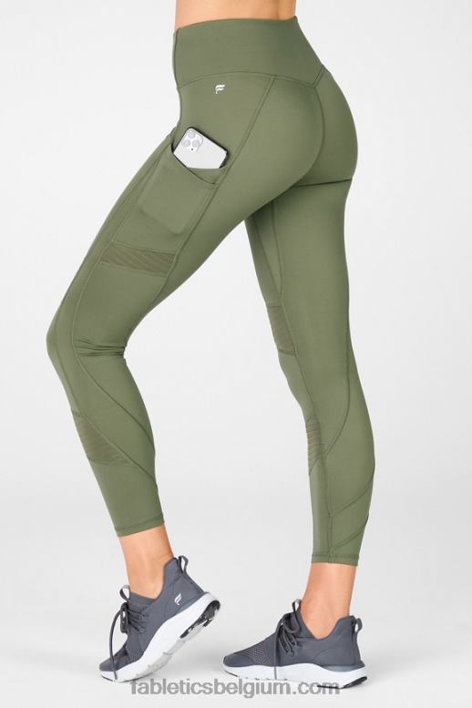 avocado vrouwen overal motion365 hoog getailleerde moto 7/8 legging Fabletics LH20J1235