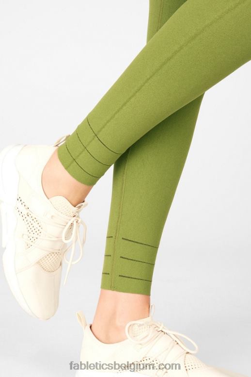 basilicum/grizzly vrouwen hoog getailleerde sculptknit aarde legging Fabletics LH20J1313