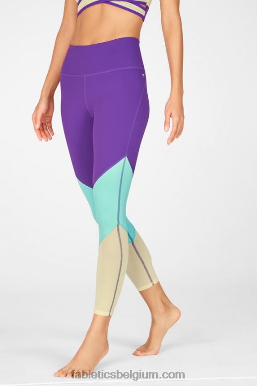 bessenkus/bermudazee/citroencrème vrouwen zone hoge taille 7/8 Fabletics LH20J1050