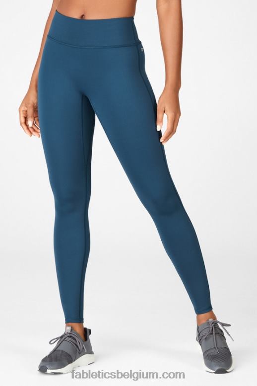 blauwe nova vrouwen trinity motion365 legging met hoge taille 79 Fabletics LH20J1115