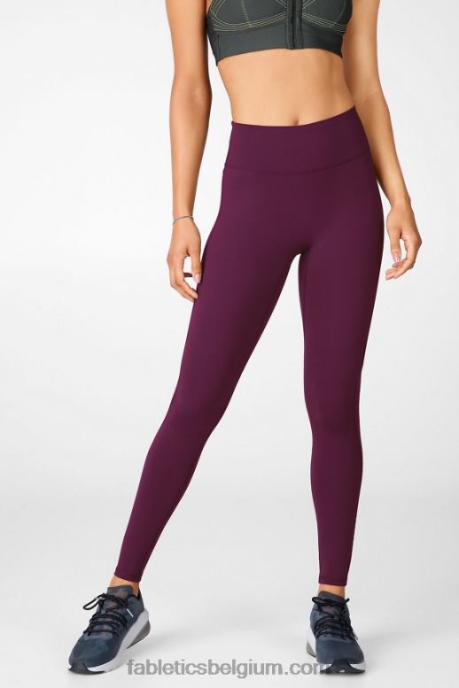 bordeaux vrouwen overal motion365 legging met hoge taille 87 Fabletics LH20J1263