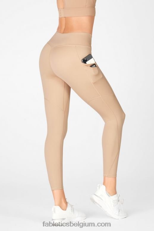 buff vrouwen trinity zak met hoge taille 7/8 Fabletics LH20J1305