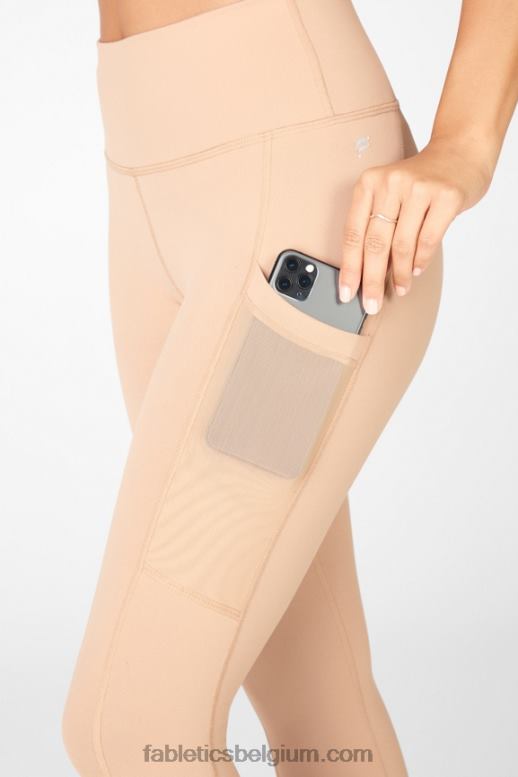 café ole vrouwen powerhold capri met hoge taille voor onderweg 47 Fabletics LH20J779