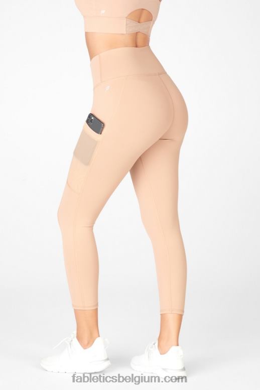 café ole vrouwen powerhold capri met hoge taille voor onderweg 47 Fabletics LH20J779