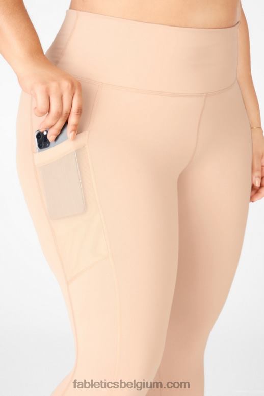 café ole vrouwen powerhold capri met hoge taille voor onderweg 47 Fabletics LH20J780