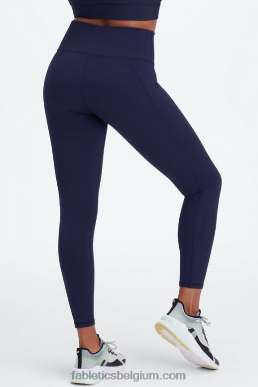 cherry burst/frisse abrikoos vrouwen define powerhold hoog getailleerde 7/8 legging 26 Fabletics LH20J675