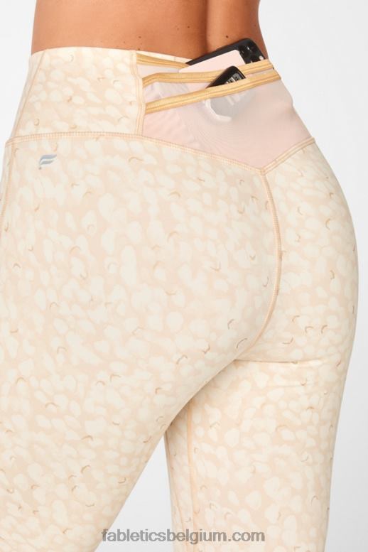 chill/mat goud vrouwen trinity motion365 legging met hoge taille 81 Fabletics LH20J1122