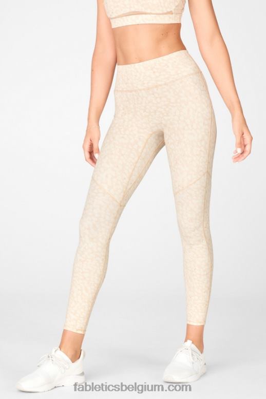chill/mat goud vrouwen trinity motion365 legging met hoge taille 81 Fabletics LH20J1122