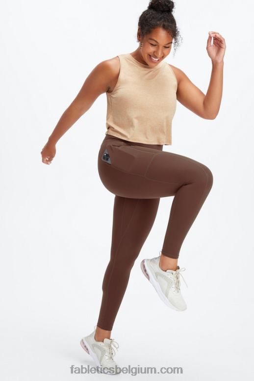 cichorei koffie vrouwen trinity motion365+ hw utility legging Fabletics LH20J1092