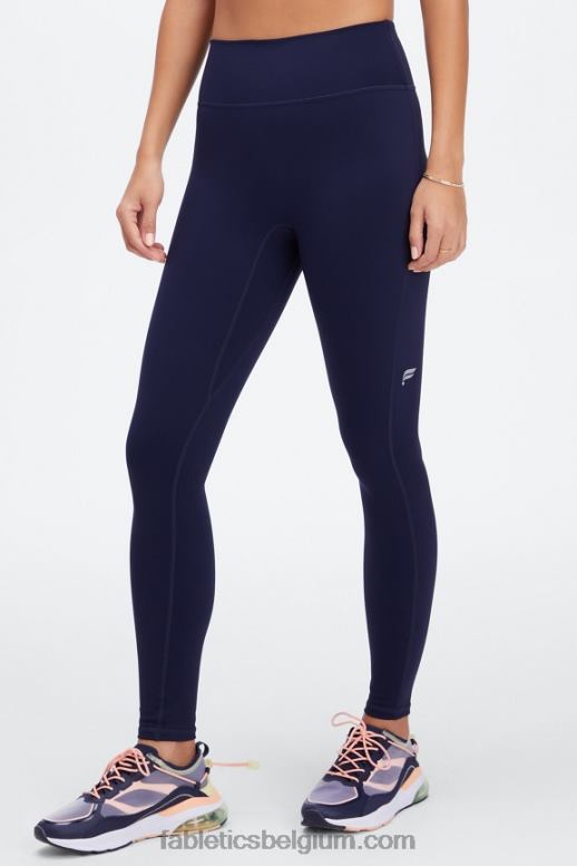 diepe marine vrouwen trinity motion365 legging met hoge taille 77 Fabletics LH20J1105