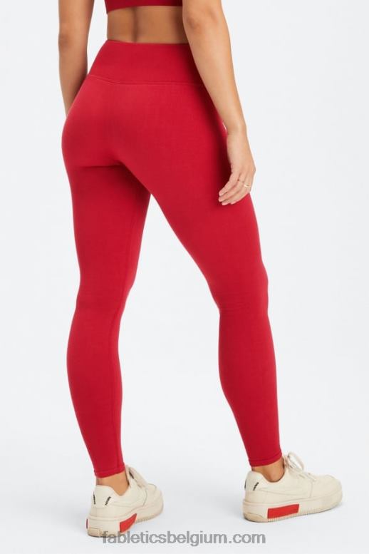 dieprode/la-logobalk vrouwen wolk naadloze high-waisted legging Fabletics LH20J833