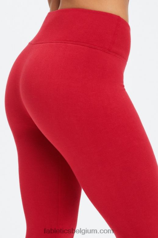 dieprode/la-logobalk vrouwen wolk naadloze high-waisted legging Fabletics LH20J833
