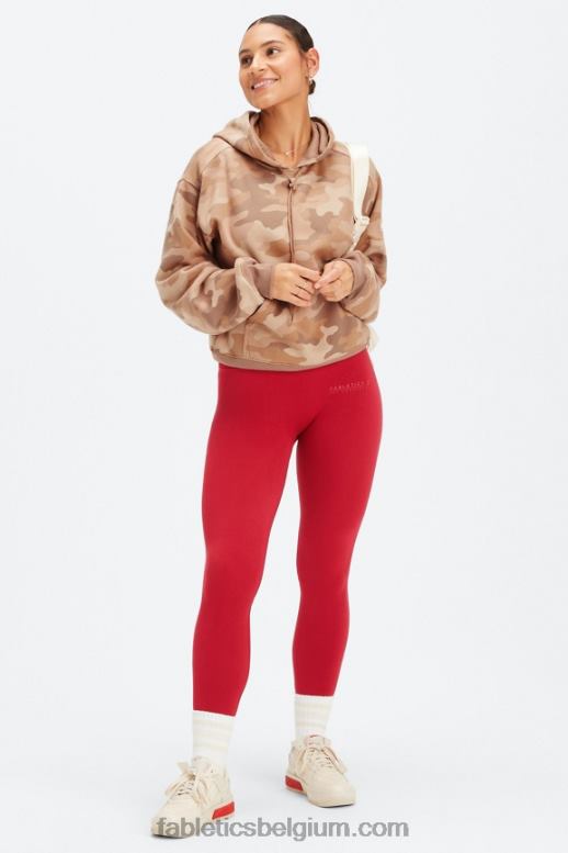 dieprode/la-logobalk vrouwen wolk naadloze high-waisted legging Fabletics LH20J833