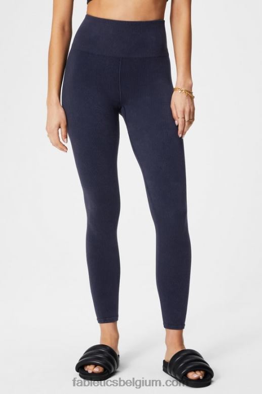 donker indigo vrouwen wolk naadloze high-waisted legging Fabletics LH20J830