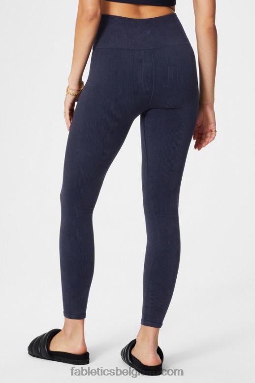 donker indigo vrouwen wolk naadloze high-waisted legging Fabletics LH20J830