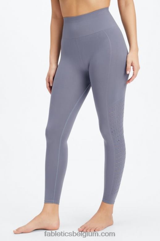 donkere regenwolk vrouwen eco sync hoog getailleerde 7/8 legging Fabletics LH20J1169