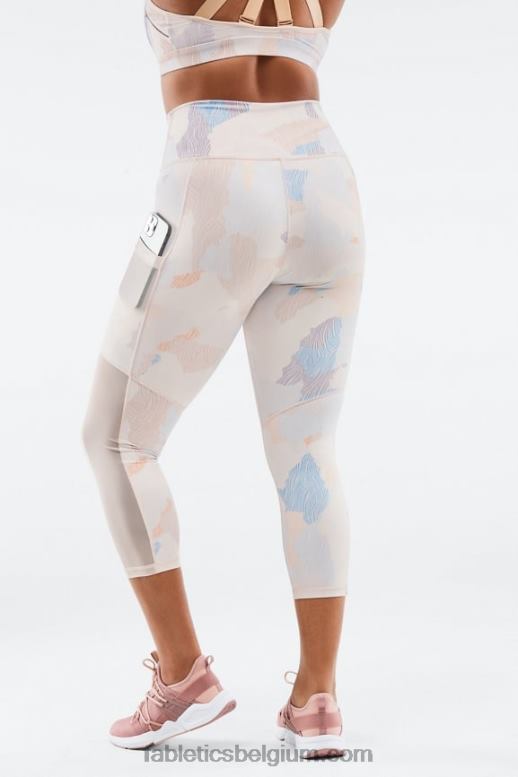 dor vrouwen powerhold capri 45 met hoge taille voor onderweg Fabletics LH20J770