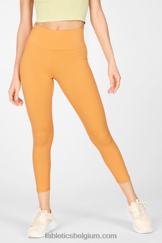 dreamicle/citroencrème/cool mint vrouwen boost ii capri met hoge taille en bandjes Fabletics LH20J1317