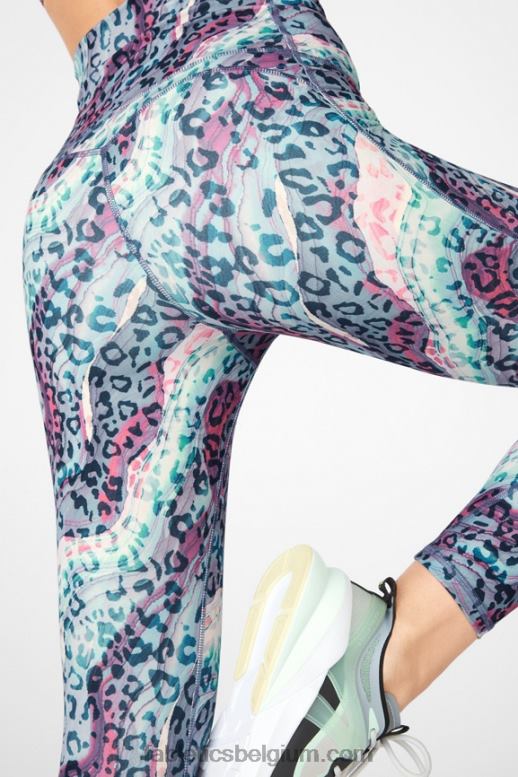 duinen vrouwen pureluxe 7/8 legging met ultrahoge taille 67 Fabletics LH20J892