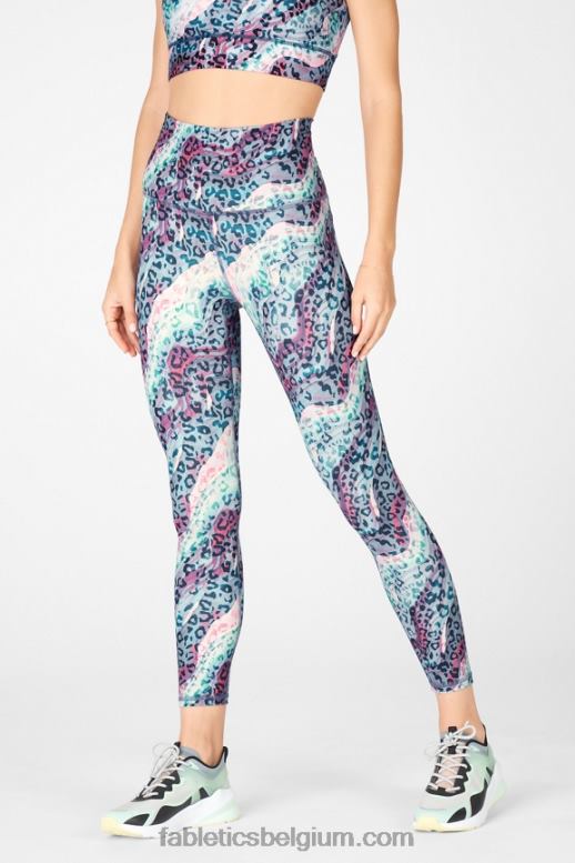 duinen vrouwen pureluxe 7/8 legging met ultrahoge taille 67 Fabletics LH20J892