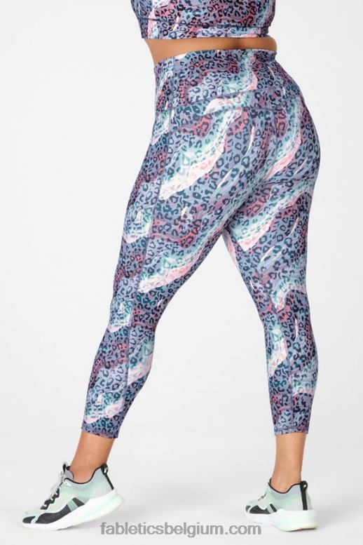 duinen vrouwen pureluxe 7/8 legging met ultrahoge taille 68 Fabletics LH20J893