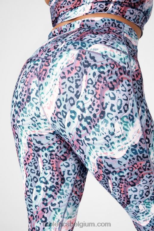 duinen vrouwen pureluxe 7/8 legging met ultrahoge taille 68 Fabletics LH20J893