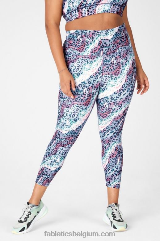 duinen vrouwen pureluxe 7/8 legging met ultrahoge taille 68 Fabletics LH20J893