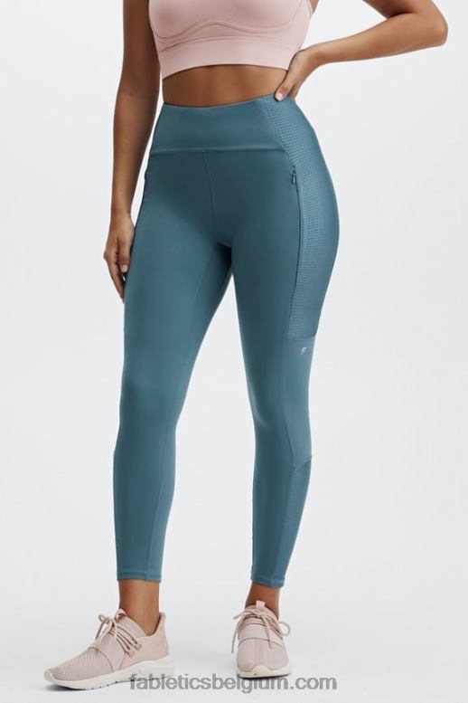 echte wintertaling vrouwen hoog getailleerde motion365 run 7/8 Fabletics LH20J1227