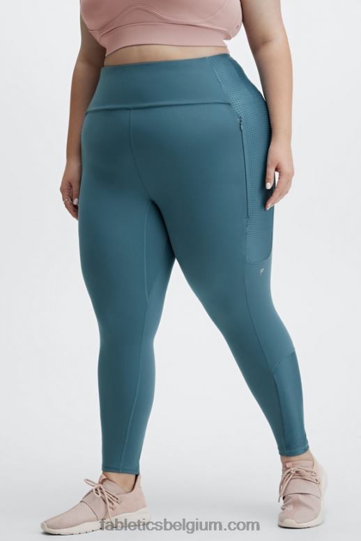 echte wintertaling vrouwen hoog getailleerde motion365 run 7/8 Fabletics LH20J1228