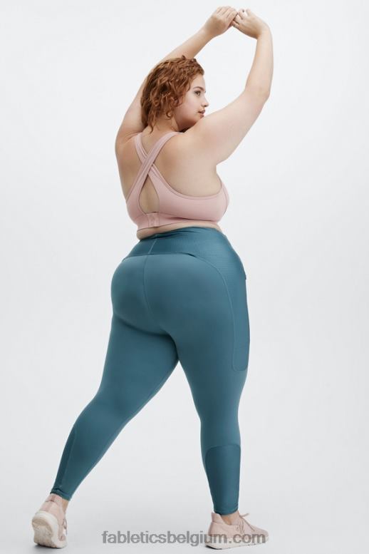 echte wintertaling vrouwen hoog getailleerde motion365 run 7/8 Fabletics LH20J1228