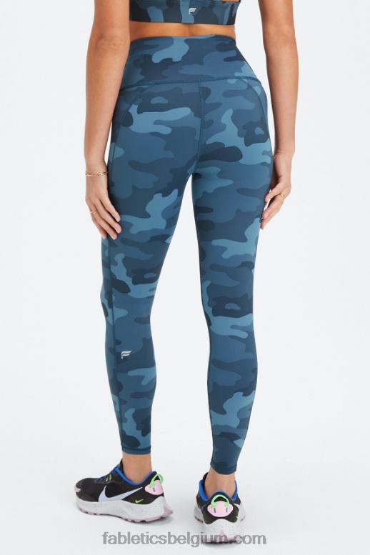 eiland ontsnapping / atletische club vrouwen define powerhold hoog getailleerde 7/8 legging 25 Fabletics LH20J669