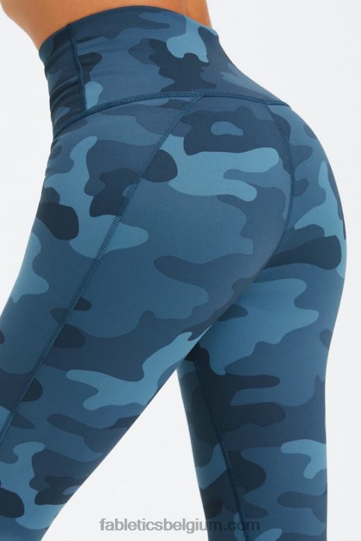eiland ontsnapping / atletische club vrouwen define powerhold hoog getailleerde 7/8 legging 25 Fabletics LH20J669