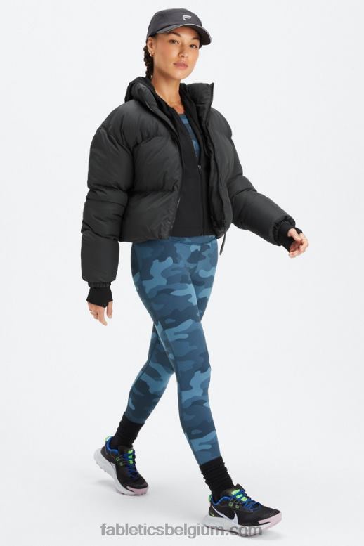 eiland ontsnapping / atletische club vrouwen define powerhold hoog getailleerde 7/8 legging 25 Fabletics LH20J669